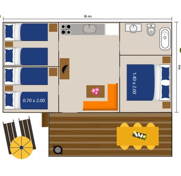 Easyatent Mobile Home Zelena Laguna Mugeba Номер фото